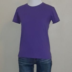 American Apparel purple t-shirt